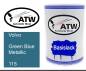 Preview: Volvo, Green Blue Metallic, 115: 500ml Lackdose, von ATW Autoteile West.